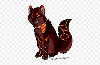 Lava Wolf By Coffeebeanfox - Lavawolf