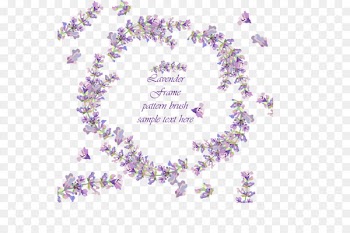 Lavender Euclidean vector Flower - Romantic lavender wreath 