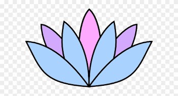 Lavender Flower Clip Art - Easy Draw Lotus Flower