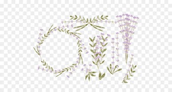Lavender Flower Euclidean vector Watercolor painting Logo - Purple lavender pattern 