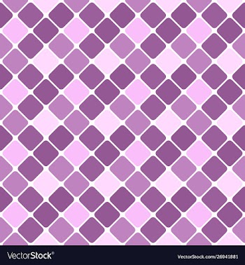 Lavender geometrical diagonal square pattern vector image