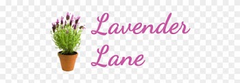 Lavender Lane Word In 'n Laventel Blou Kleur Geverf, - Cache-pot Panier En Fibre De Verre - Petit