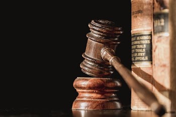 Law Books And Judge Gavel