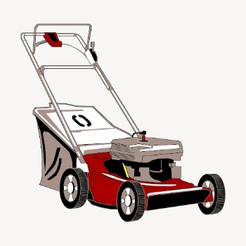Lawn mower collage element, gardening | Free PSD - rawpixel