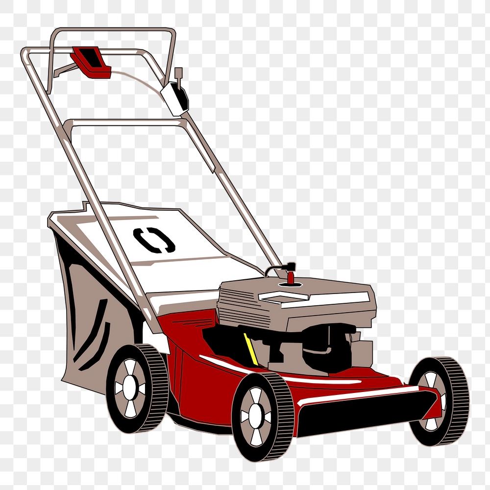 Lawn mower png sticker, gardening | Free PNG - rawpixel
