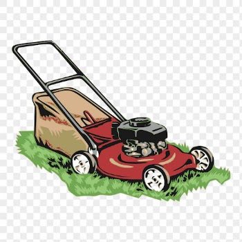 Lawn mower png sticker, retro | Free PNG - rawpixel