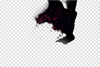 Layers Black rose, smoke transparent background PNG clipart