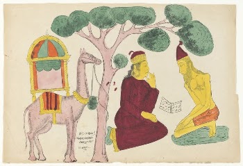 Layla Visiting Majnun in the Desert | Free Photo - rawpixel