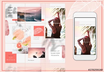 Layout griglia aura per Instagram