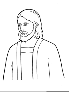 Lds Clipart Jesus Black White | Free Images at PNGio - vector ...