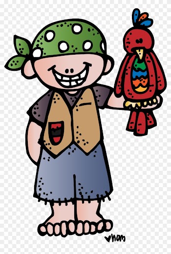 Lds Clipart, Pirate Clip Art, Pirate Font, Pirate Parrot, - Melonheadz Pirate Clipart
