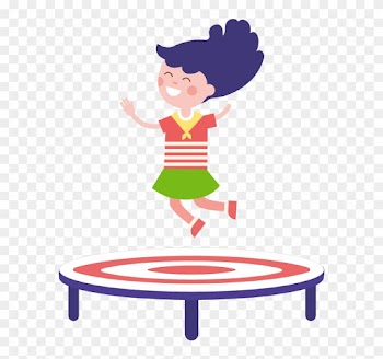 Le Plus Répandu Est Le Trampoline Rond, Car Il Est - Girl