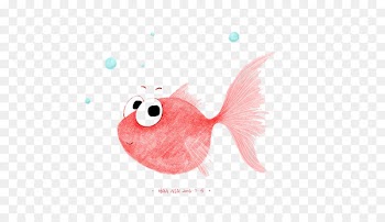 Lead Color Illustration - Pink fish 