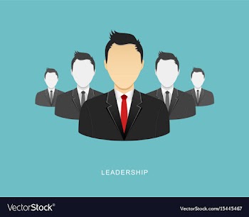 Leadership flat design vector image