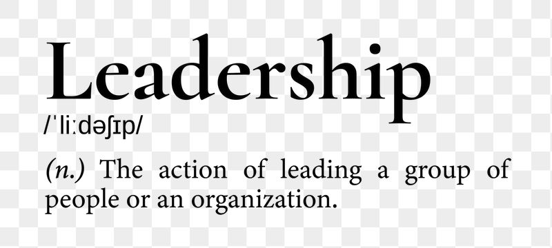 Leadership png dictionary word sticker, | Free PNG - rawpixel