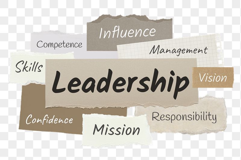 Leadership png word sticker typography, | Free PNG - rawpixel