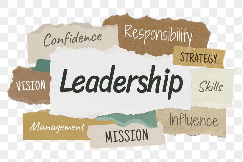 Leadership png word sticker typography, | Free PNG - rawpixel