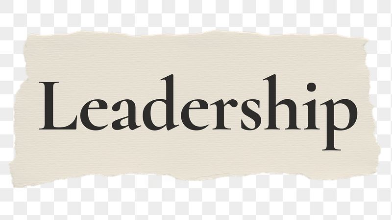 Leadership png word sticker typography, | Free PNG - rawpixel