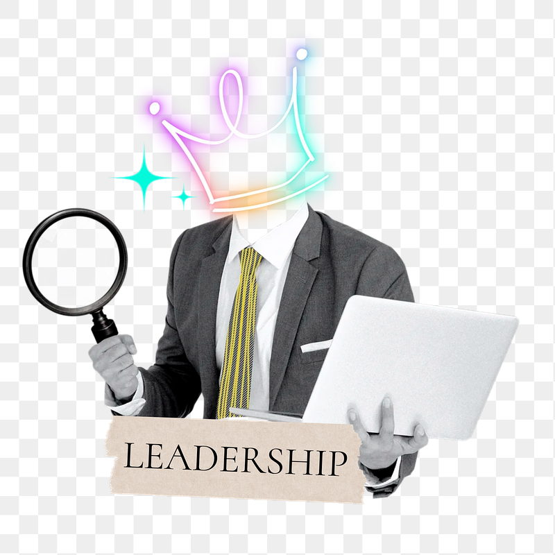 Leadership word png sticker, crown | Free PNG - rawpixel
