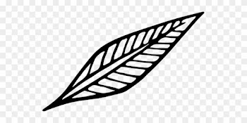 Leaf 2018 Color Angle Tulip - Simple Leaf Clipart Black And White