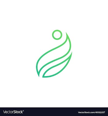 leaf and circle logo