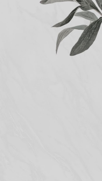 Leaf border phone wallpaper, gray | Free Photo - rawpixel