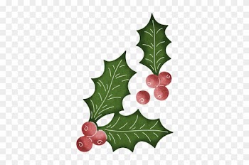 Leaf Cheery Lynn Designs Die Common Holly Aquifoliales - Leaf Cheery Lynn Designs Die Common Holly Aquifoliales