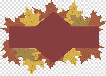 Leaf Computer graphics, Autumn leaf decoration diamond heading box transparent background PNG clipart