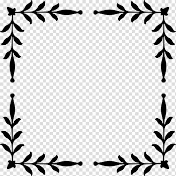 Leaf , corner border transparent background PNG clipart