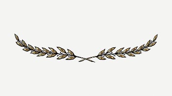 Leaf divider clipart, vintage illustration | Free PSD Illustration - rawpixel