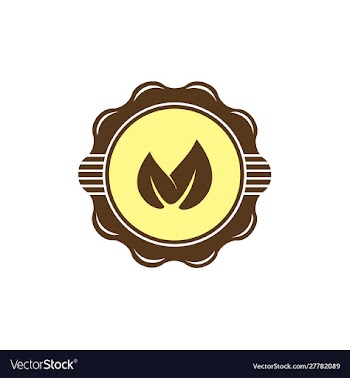 Leaf emblem logo template vector image