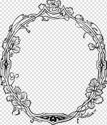 , leaf frame transparent background PNG clipart
