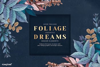 Leaf framed invitation card | Free stock vector - 593881
