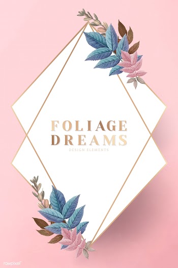 Leaf framed invitation card | Free stock vector - 593893
