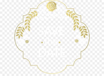 Leaf Gold Clip art - Golden Leaf title box 