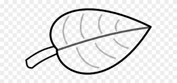 Leaf Gorda Clip Art - Outline Image Of Leaves