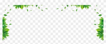 Leaf Graphic Design Green Floral Design Pattern - Green Leaves Border Design