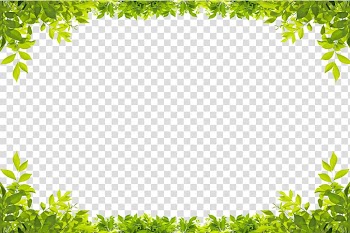 Leaf Green , Green leaves border, low-angle of green leaf plant transparent background PNG clipart