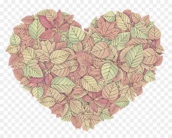 leaf heart flower pink plant