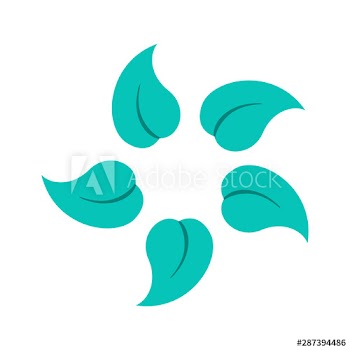 Leaf icon set