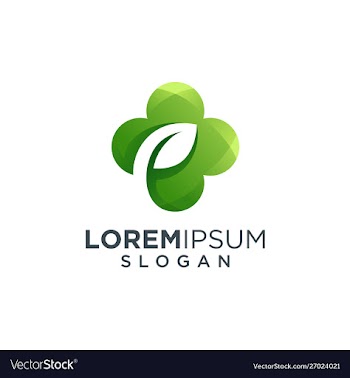 Leaf logo design vector image