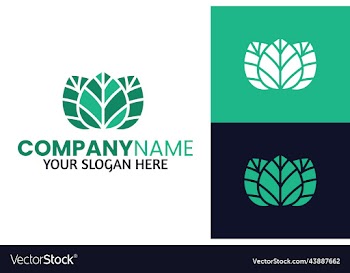 leaf logo isolated