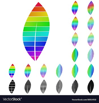 Leaf Logo Set vector image