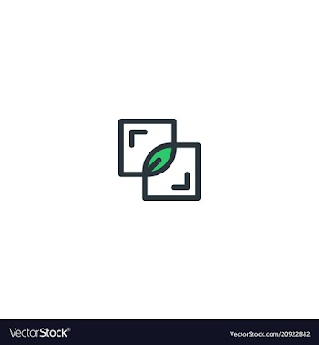 Leaf logo vector image