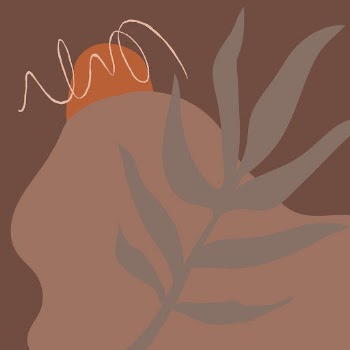 Leaf Memphis background, brown aesthetic | Free Vector - rawpixel