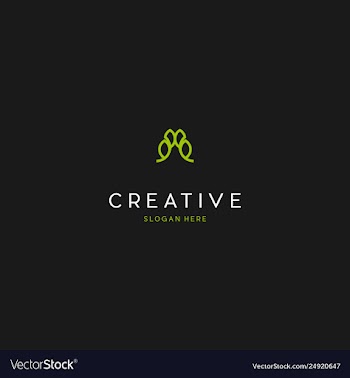 Leaf naturally creative business logo design vector image
