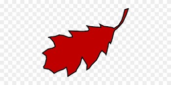Leaf, Oak, Red, Fall, Autumn, Season - Red Oak Leaf Clipart