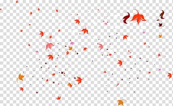 Leaf , Orange leaves floating transparent background PNG clipart
