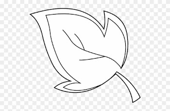Leaf Outline Clip Art Black Clipart Panda Free Clipart - White Clipart Transparent Leaf