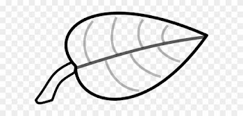 Leaf Outline Clipart Free Images - Leaf Coloring Pages